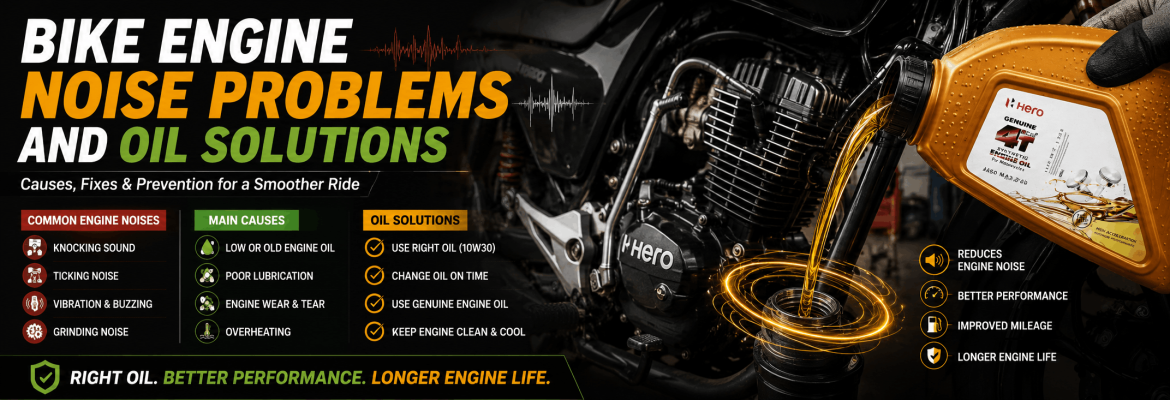 Bike Engine Noise Problems and Oil Solutions