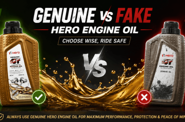 Genuine vs Fake Hero Engine Oil